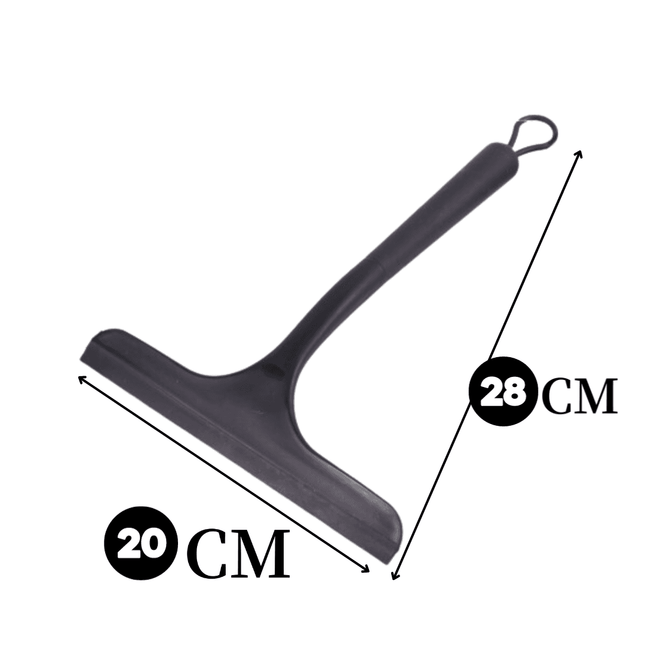 Black Douchewisser with ergonomic handle, compact size, and sleek design.