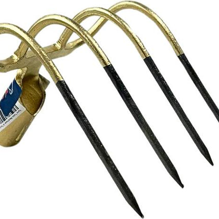 Synx Tools Fourche à fumier 4 dents - fourche à fumier - outils de jardinage - sans manche