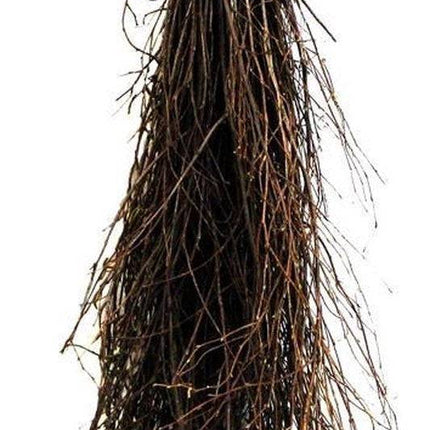 Synx Tools Balai à branches seul Balai de sorcière - Balai en bouleau - - Sans manche