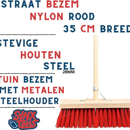 Nylon Straatbezem 35 cm