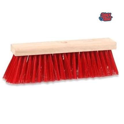 Synx Tools Balai d'extérieur 40 cm - balai en bois - outils de jardinage