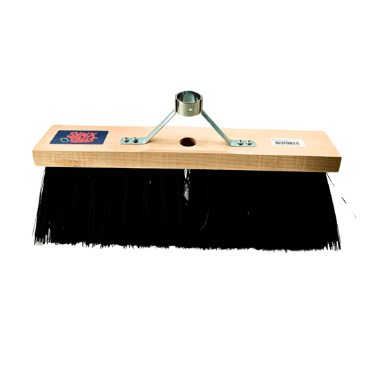 Synx Tool Balai de rue en nylon noir 40 cm - Balais - Balai de rue en plastique - sans manche