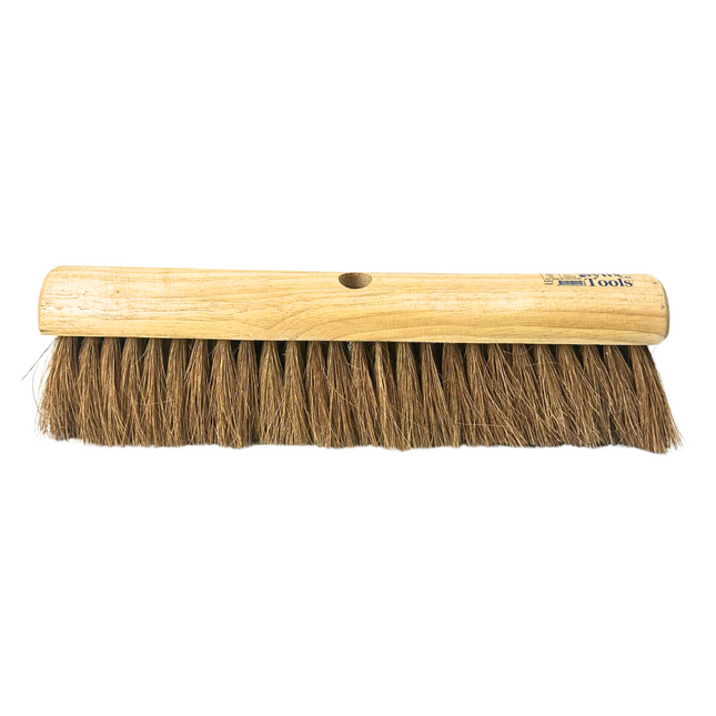 Synx Tools Balai en vrac 40 cm Balai de salle - Poils de coco - Poils doux - Sans manche - Balai d'intérieur - balai en coco