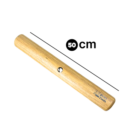 Synx Tools Balai en vrac 50 cm Balai de salle - Poils de coco - Poils doux - Sans manche - Balai d'intérieur - balai en coco