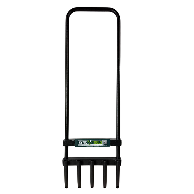 Synx Tools Aérateur de gazon 30 cm - fourche à bêcher  - aérateur de gazon