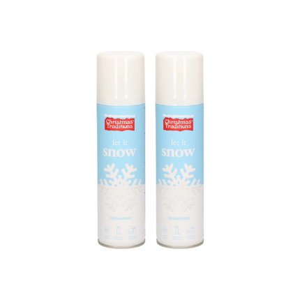 Spray neige/neige artificielle en bombe de 150 ml - Neige artificielle/neige synthétique en spray