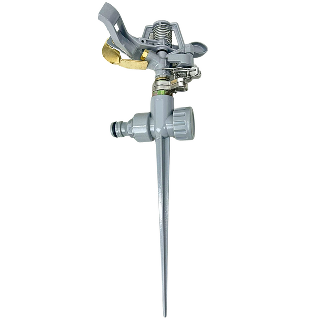 Synx Tools arroseur sectoriel - arroseur - laiton - 360 degrés - limiteur de secteur - portée 14 m