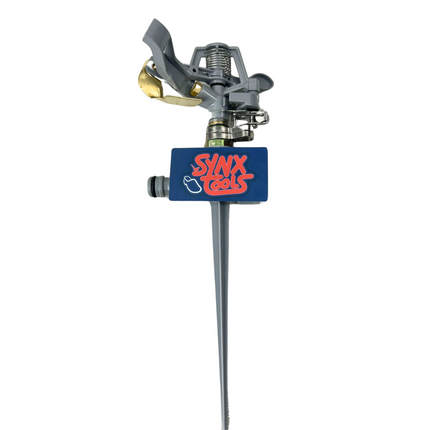 Synx Tools set de 3 arroseurs sectoriels - arroseur - laiton - 360 degrés - limiteur de secteur - portée 14 m