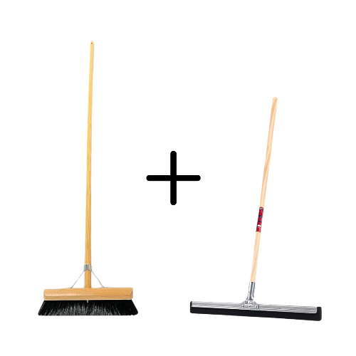 Synx Tools Paardenhaar 30cm + Vloertrekker 35cm met Steel 120cm
