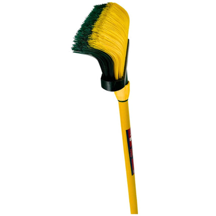 Synx Tools Sarcloir droit 16 cm + Balai à griffes 35 cm - Télescopique en acier 70 - 140 cm - Sarcloir - 170 cm en acier avec poignée