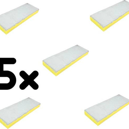 Synx Tools Lot de 5 éponges pour balai à franges - balai à franges avec manche - balais à franges - balai à franges -  Set de serpillères