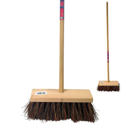 Synx Tools Balai de ville 30 cm - Balai d'extérieur - avec manche 120 cm