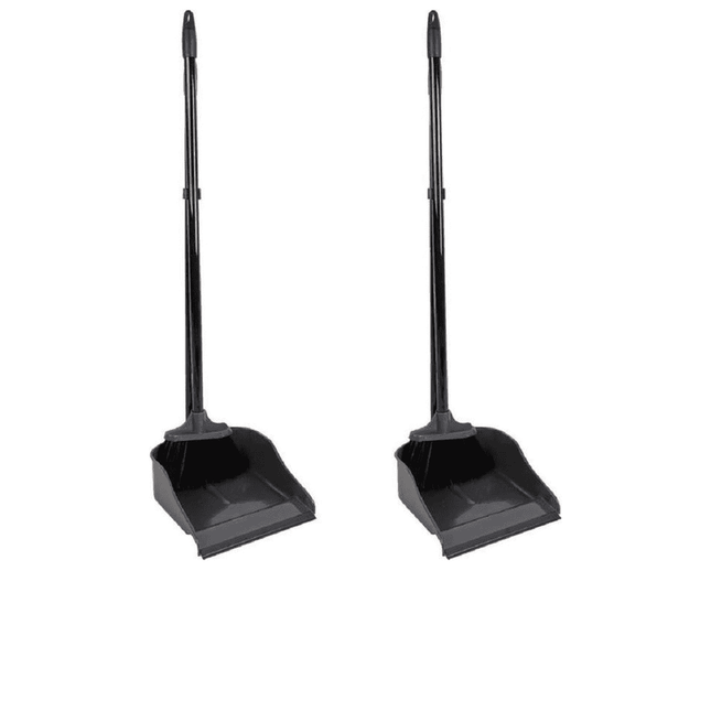 2x Synx Tools Pelle et balayette de luxe noires - manche inclus