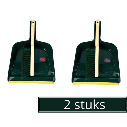Synx Tools Stoffer en Blik Groen lipje set van 2 - Bezem