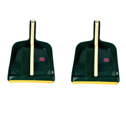Synx Tools Stoffer en Blik Groen lipje set van 2 - Bezem