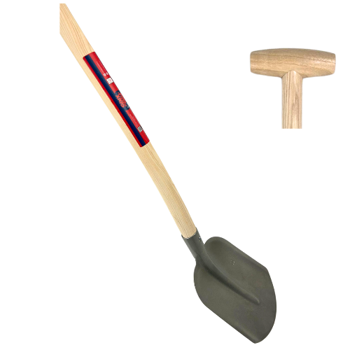 Synx Tools Bats 000 lichtgrijs schop met T-greep