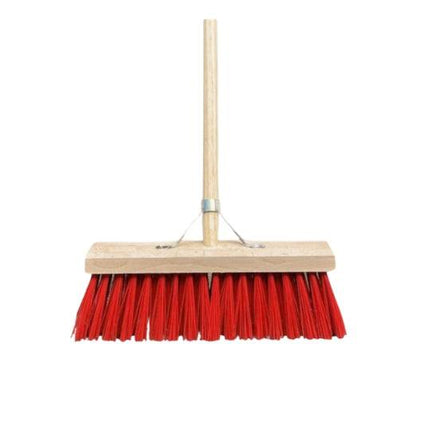 Balai Synx Tools municipal 45 cm en nylon - balais - avec manche 160 cm