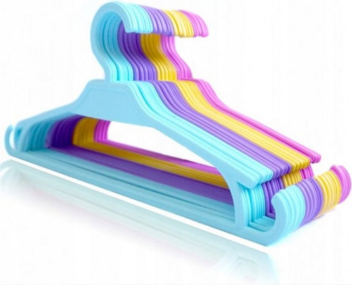 Synx Tools Cintres pour enfants - Cintres pour bébés - Cintres - 20 pièces - Cintre - Couleurs assorties
