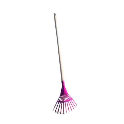 Synx Tools Râteau à feuilles pour enfants - Jouets d'extérieur - Manche inclus