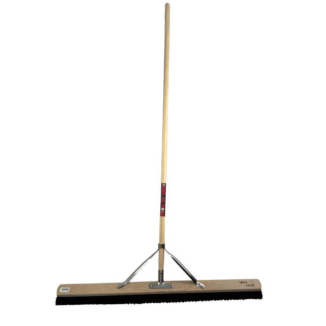 Balai Synx 100 cm en crin de cheval - Balai doux - Balais - Avec manche 150 cm