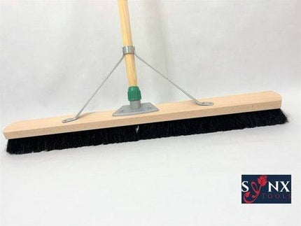 Balai Synx en crin de cheval 80 cm - Balais doux & manche 160 cm