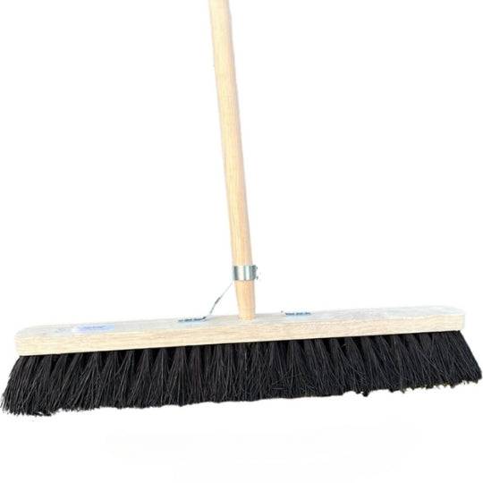 Synx Balai de ville - Colombo 60 cm - Fibres naturelles - Avec manche de 150 cm