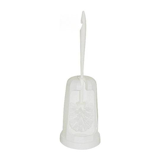 SynxTools octagonal toilet set, sleek white finish, compact size.