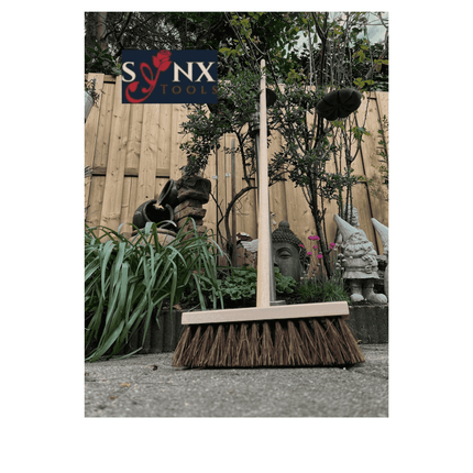 Stadsbezem 30cm met steel
