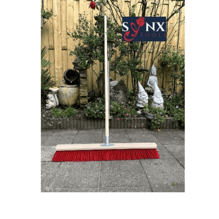 Synx Tools Balai d'écurie 80 cm - Balai de rue - manche de balai 150 cm