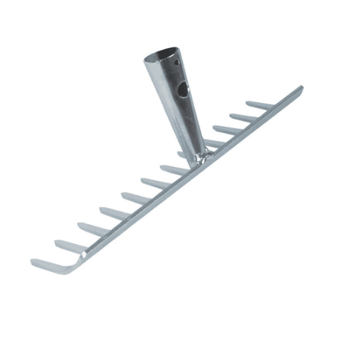 Synx Tools Râteau de jardin 12 dents - Galvanisé - Râteaux - sans manche