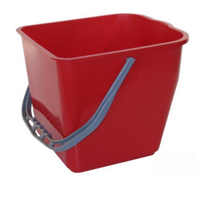 Synx Tools Seau rouge pour chariot de nettoyage et chariot de travail - 15 litres