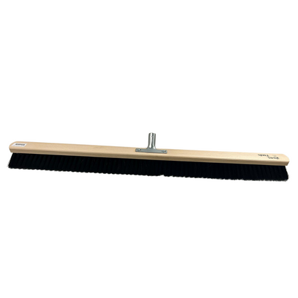 Synx Tools Balai d'intérieur 100 cm en crin de cheval | Balai de salle | Balai doux | Balai de chambre | Balai de nettoyage