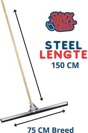 Vloertrekker 75cm met Steel 150cm