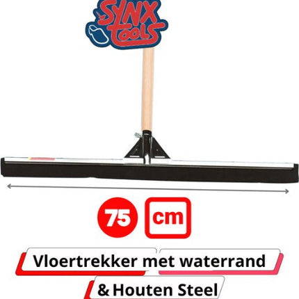 Vloertrekker 75cm met Steel 150cm