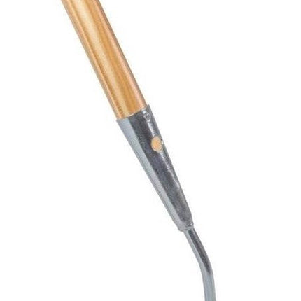 Synx Tools Sarcloir droit 20 cm avec manche 160 cm + Râteau de jardin 3 dents avec manche 150 cm