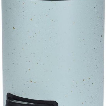 2 poubelles/seaux à pédale vert menthe mouchetés 3 litres - petites poubelles