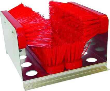 Brosse à chaussures 214000 - 35 x 32 x 22 cm - 4 brosses
