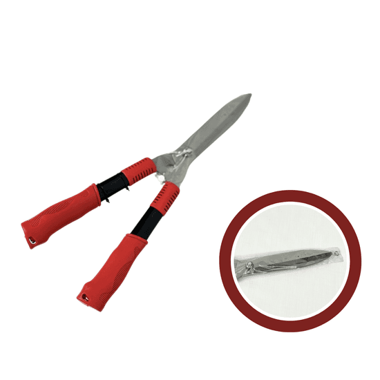 Cisaille à haies droite Budget Cisaille à buis - Rouge - 53 CM - Cisaille