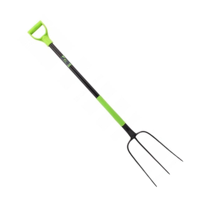 Synx Fourche à bêcher 3 dents - ERGO - Fourche de jardin - Outil de travail du sol