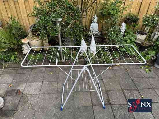 Synx Séchoir à linge blanc pliable - Pour suspendre les vêtements - Pliable