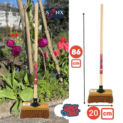 kinderbezem 86 cm lang met cocos haren