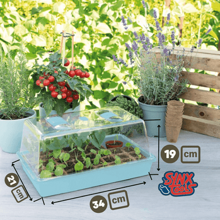 Synx Tools Bac de culture avec couvercle 37,5 cm - Articles pour potager