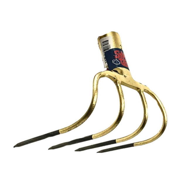 Synx Tools Fourche à fumier 4 dents - fourche à fumier - outils de jardinage - sans manche