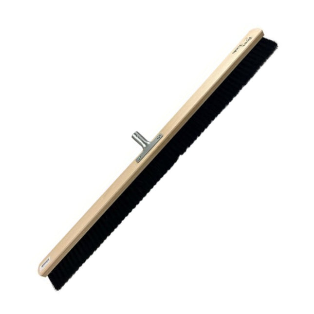 Balai d'intérieur 80 cm en crin de cheval | Balai de salle | Balai doux | Balai de chambre | Manche de balai