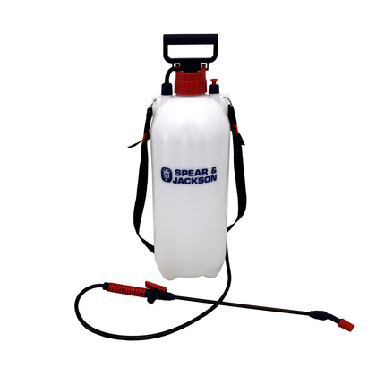 Spear & Jackson Pulvérisateur à pression 8 litres - Buse réglable - Pulvérisateur à pression - Pulvérisateur haute pression