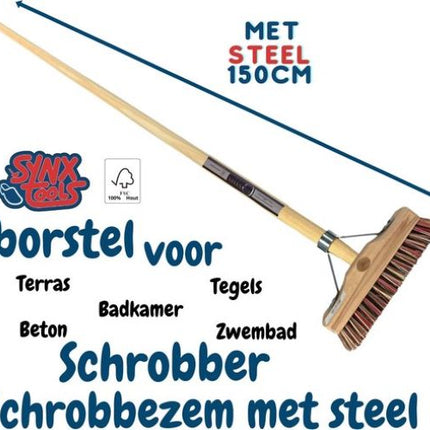 Schrobbezem Union mix