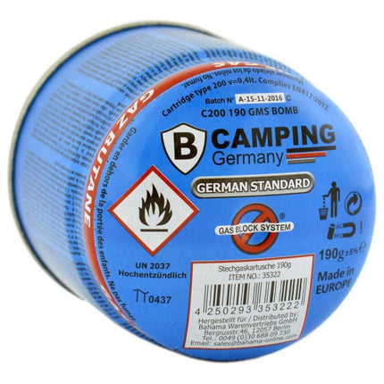 18 pièces de gaz paroon 190 g de butane/propane en bombe 360 ml - Recharge de gaz pour camping