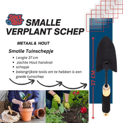 Petite pelle de jardin Pelle à repiquer - Pelle à main - Pelle à repiquer - Métal et bois