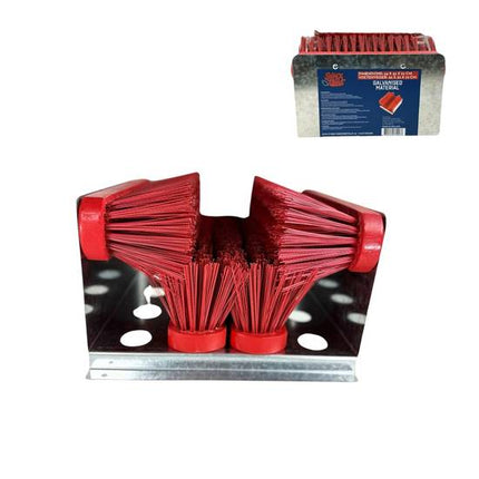 Synx Tools professionele voetenveger met rode borstels